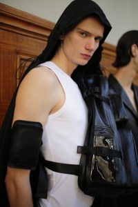 Backstage at Juun J Men's SS 2020