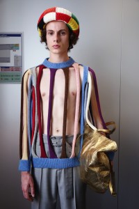 Backstage at JW Anderson Men's Spring 2020