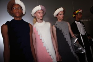 Backstage at JW Anderson Men's Spring 2020