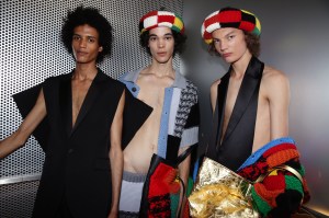 Backstage at JW Anderson Men's Spring 2020