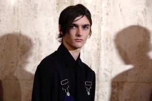 Backstage at Loewe  Men's Spring 2020