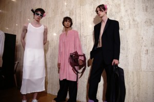 Backstage at Loewe  Men's Spring 2020