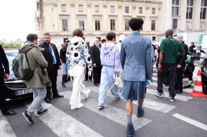 Backstage at Louis Vuitton Men's SS 2020