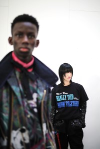 Backstage at Sacai  Men's Spring 2020