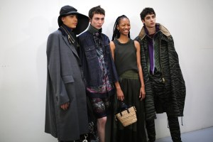 Backstage at Sacai  Men's Spring 2020
