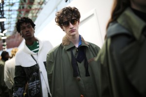Backstage at Sacai  Men's Spring 2020