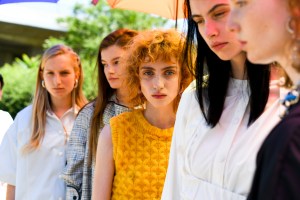 Backstage at Sunnei Men's Spring 2020