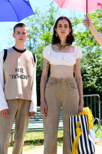 Backstage at Sunnei Men's Spring 2020