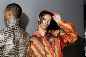 Backstage at United Standard Men's Spring 2020