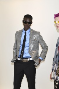 Backstage at Versace Men's Spring 2020
