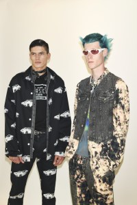 Backstage at Versace Men's Spring 2020
