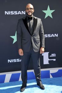 Tyler Perry arrives at the BET Awards, at the Microsoft Theater in Los Angeles
2019 BET Awards - Arrivals, Los Angeles, USA - 23 Jun 2019