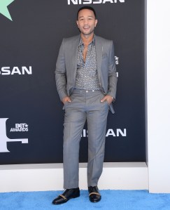 John Legend
BET Awards, Arrivals, Microsoft Theater, Los Angeles, USA - 23 Jun 2019