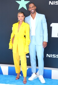 Karrueche Tran and Victor Cruz
BET Awards, Arrivals, Microsoft Theater, Los Angeles, USA - 23 Jun 2019