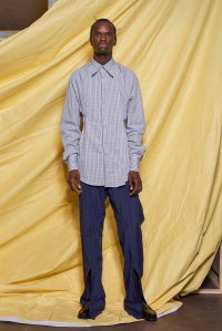 Bianca Saunders Presentation Men's Spring 2020 photographed in London on 09 June 2019