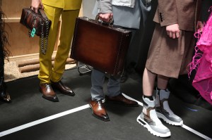 Backstage at Berluti Men's Spring 2020