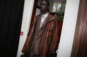 Backstage at Berluti Men's Spring 2020