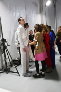 Backstage at Dior Men's Spring 2020