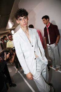 Backstage at Hermès Men's SS 2020, photographed in Paris on June 22nd, 2019.