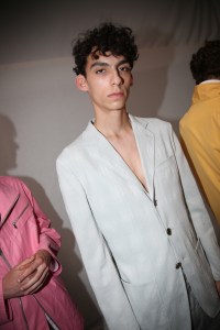 Backstage at Hermès Men's SS 2020, photographed in Paris on June 22nd, 2019.