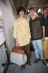Backstage at Hermès Men's SS 2020, photographed in Paris on June 22nd, 2019.