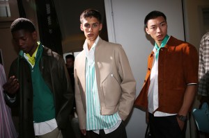 Backstage at Hermès Men's SS 2020, photographed in Paris on June 22nd, 2019.