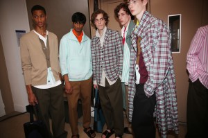Backstage at Hermès Men's SS 2020, photographed in Paris on June 22nd, 2019.