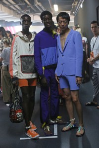 Backstage at Kenzo Men's Spring 2020