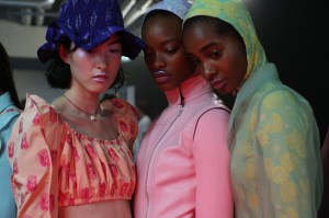Backstage at Kenzo Men's Spring 2020