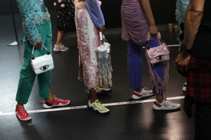 Backstage at Kenzo Men's Spring 2020