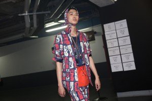 Backstage at Kenzo Men's Spring 2020
