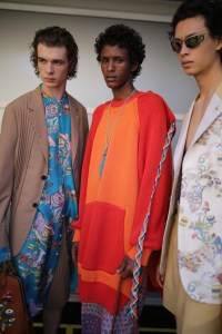 Backstage at Lanvin Men's Spring 2020