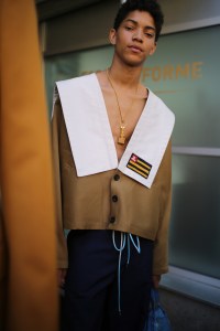 Backstage at Lanvin Men's Spring 2020