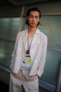 Backstage at Lanvin Men's Spring 2020