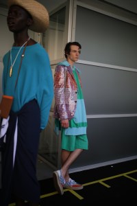 Backstage at Lanvin Men's Spring 2020