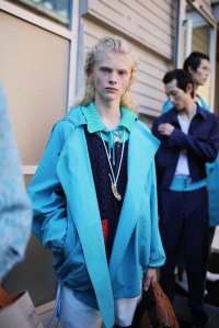 Backstage at Lanvin Men's Spring 2020