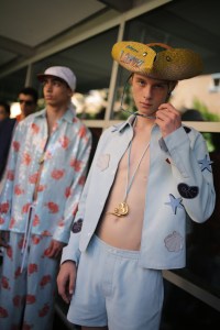 Backstage at Lanvin Men's Spring 2020