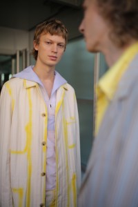 Backstage at Lanvin Men's Spring 2020