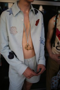 Backstage at Lanvin Men's Spring 2020