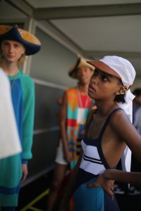 Backstage at Lanvin Men's Spring 2020
