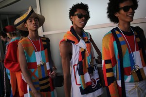 Backstage at Lanvin Men's Spring 2020