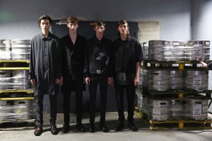Backstage at Undercover Men's Spring 2020