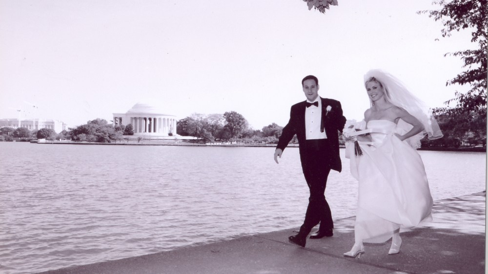 Barry and Marla's wedding day.