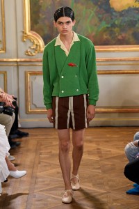 Model on the catwalk