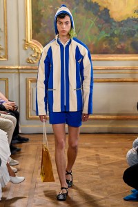 Model on the catwalk