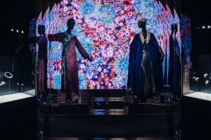 Atmosphere at the Bulgari exhibition.