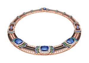 A look from Bulgari’s high jewelry collection presented in Capri.