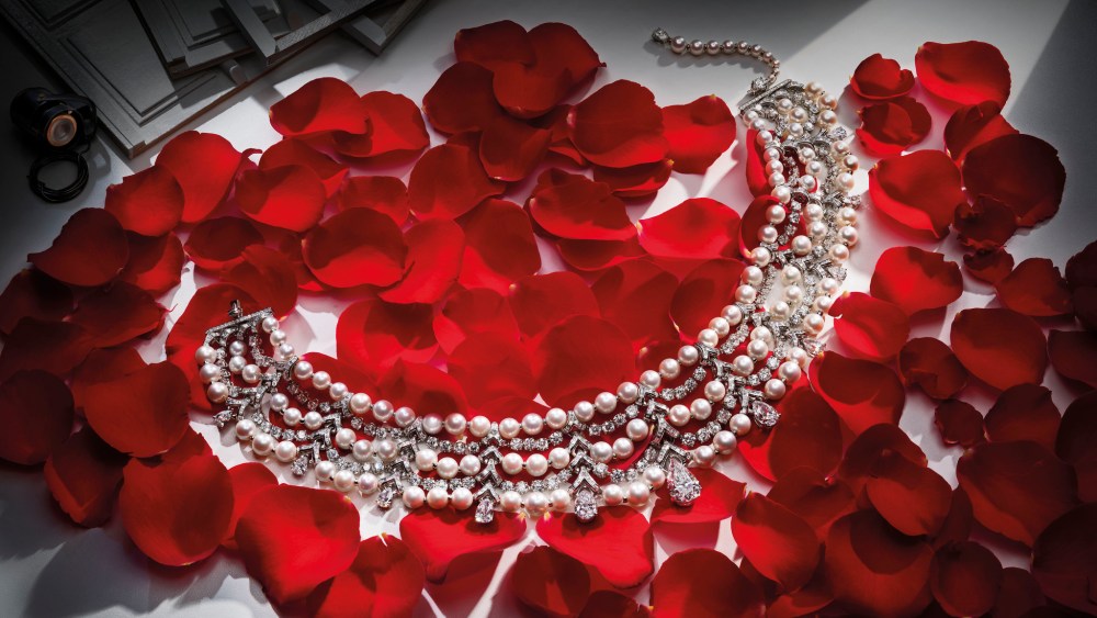 A look from Bulgari’s high jewelry collection presented in Capri.