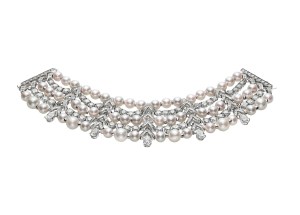 A look from Bulgari’s high jewelry collection presented in Capri.