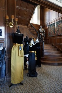Two Jackie Kennedy-inspired dresses are among the fashion items.